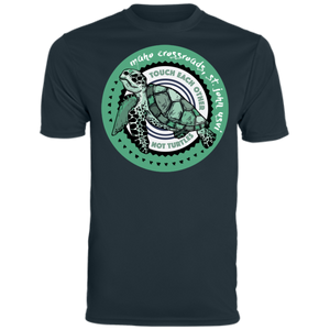 Don't Touch Turtles Augusta Men's Wicking T-Shirt