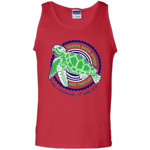 Touch Each Other Not Turtles Cotton Tank Top